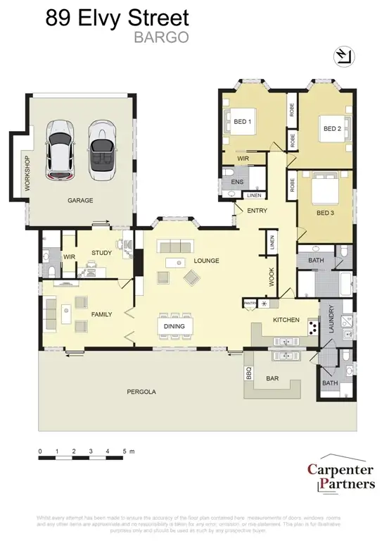 Floorplan of Homely house listing, 89 Elvy Street, Bargo NSW 2574