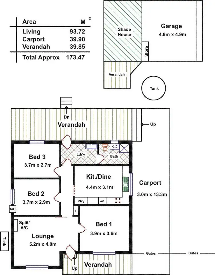 Floorplan of Homely house listing, 28 Edward Crescent, Evanston Park SA 5116
