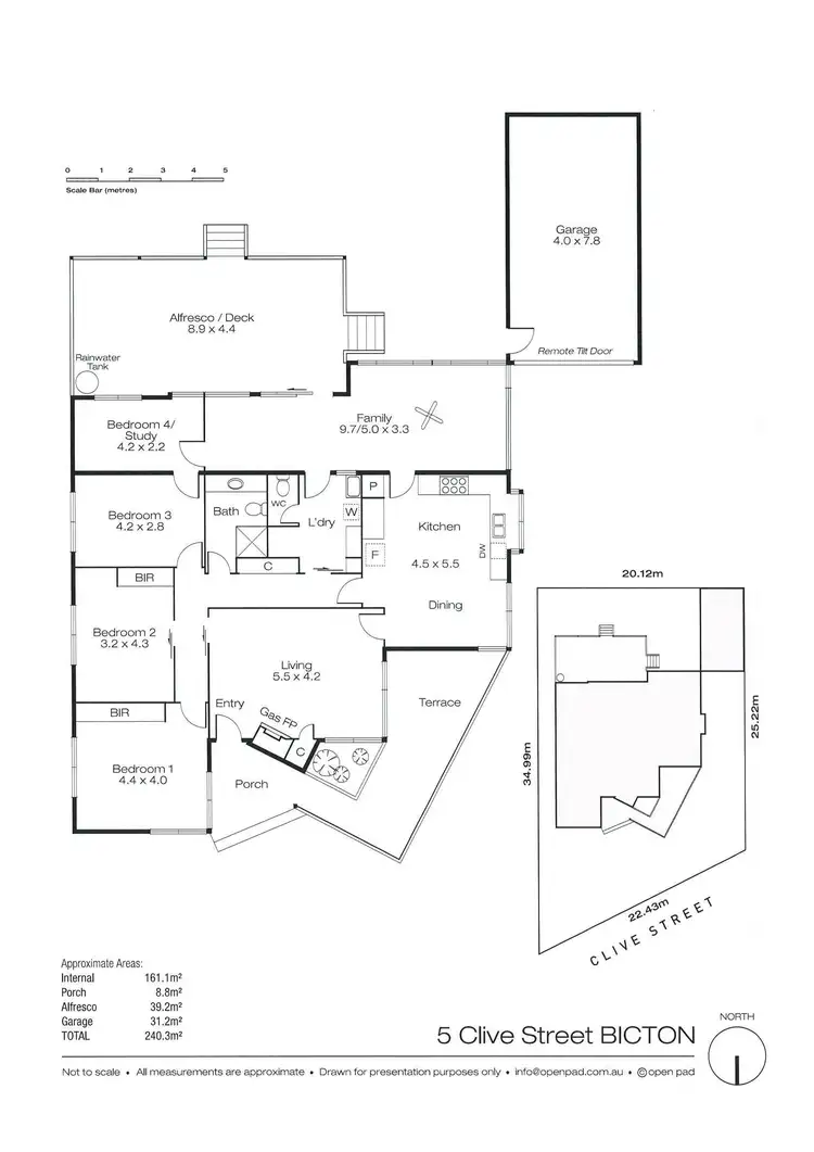Floorplan of Homely house listing, 5 Clive Street, Bicton WA 6157