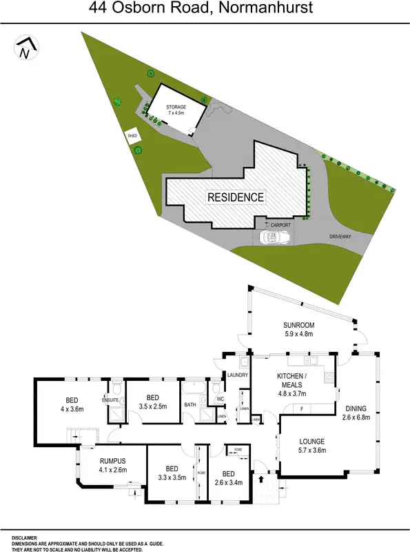 Floorplan of Homely house listing, 44 Osborn Road, Normanhurst NSW 2076