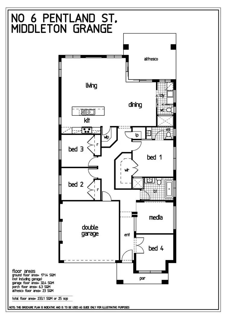 Floorplan of Homely house listing, 6 Pentland St, Middleton Grange NSW 2171