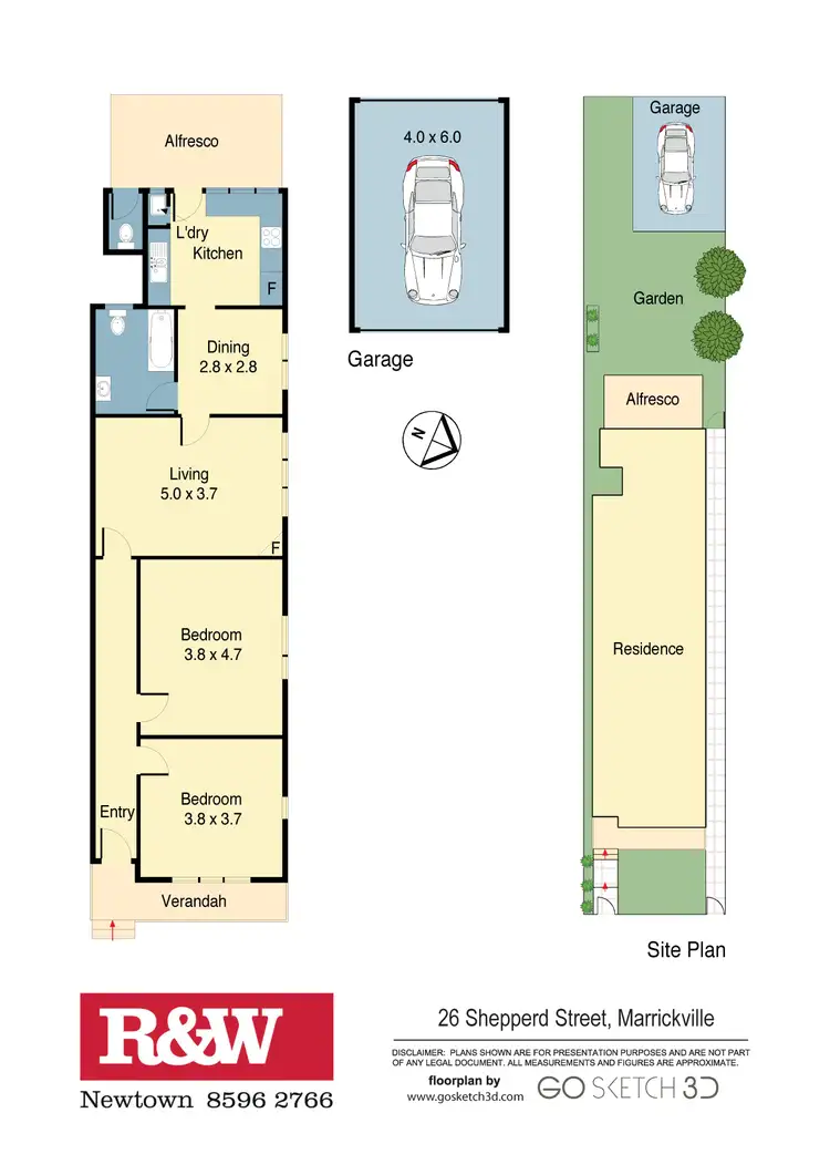 Floorplan of Homely house listing, 26 Shepherd Street, Marrickville NSW 2204