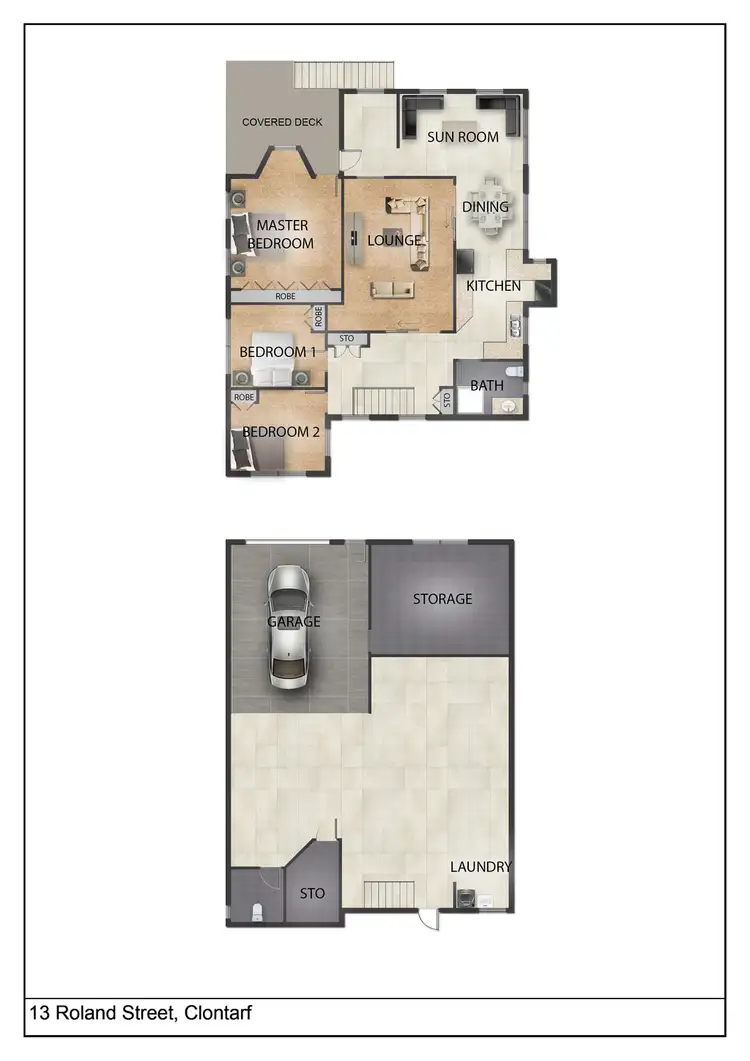 Floorplan of Homely house listing, 13 Roland Street, Clontarf QLD 4019