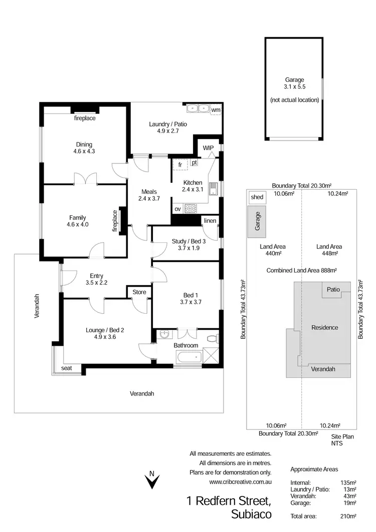 Floorplan of Homely house listing, 1 Redfern Street, Subiaco WA 6008