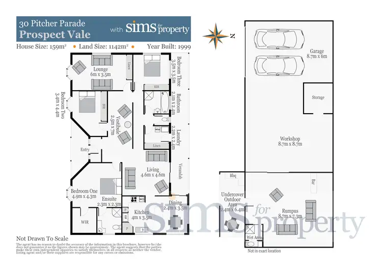 Floorplan of Homely house listing, 30 Pitcher Parade, Prospect Vale TAS 7250