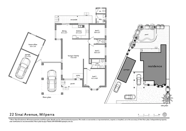 Floorplan of Homely house listing, 22 Sinai Avenue, Milperra NSW 2214