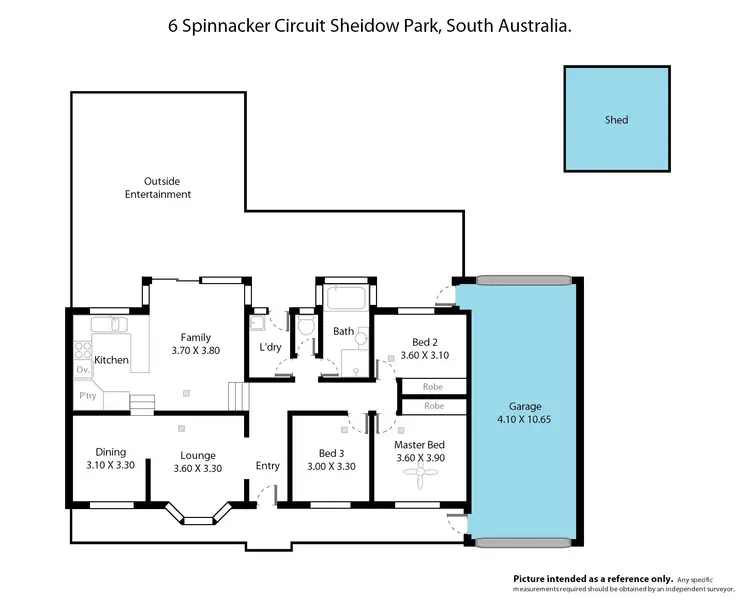 Floorplan of Homely house listing, 6 Spinnaker Circuit, Sheidow Park SA 5158