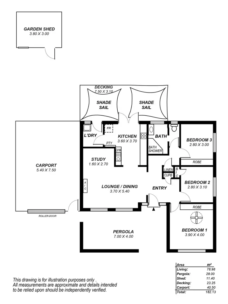 Floorplan of Homely house listing, 8 Jersey Court, Reynella SA 5161