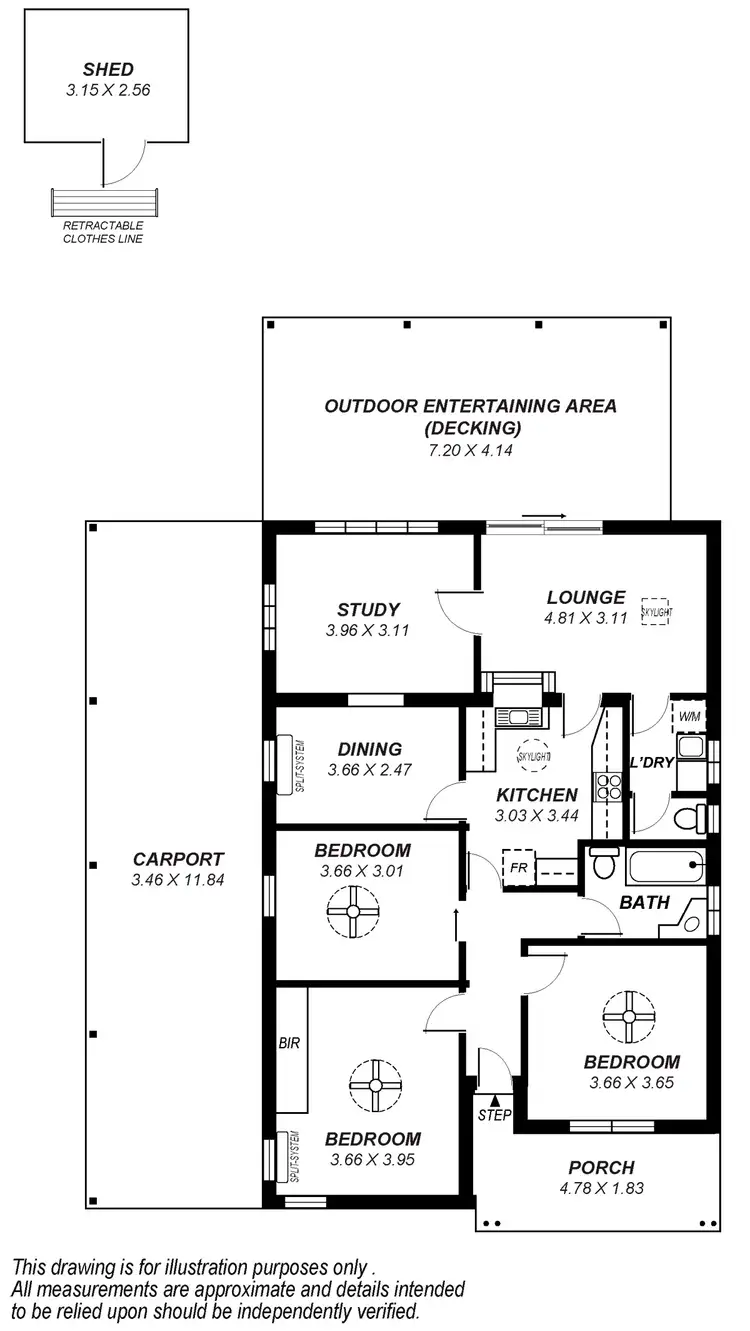 Floorplan of Homely house listing, 23 Clifford Street, Ascot Park SA 5043