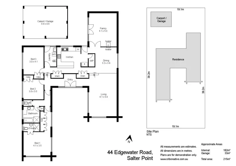 Floorplan of Homely house listing, 44 Edgewater Road, Salter Point WA 6152