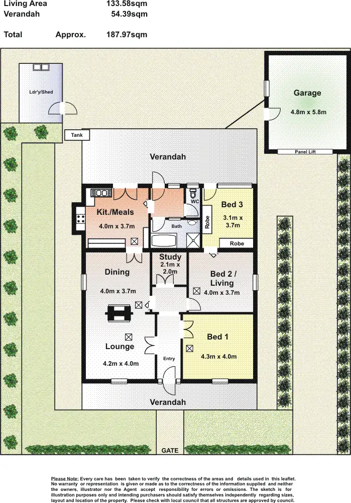 Floorplan of Homely house listing, 1 Dover Street, Maylands SA 5069