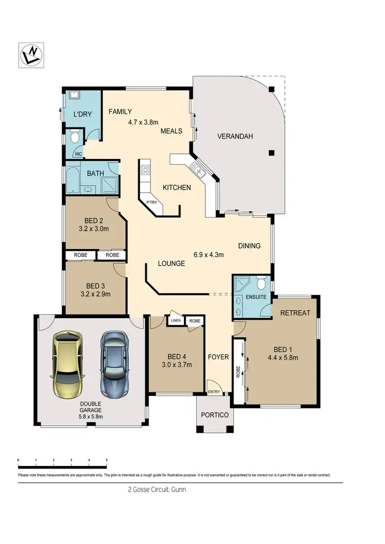 Floorplan of Homely house listing, 2 Gosse Circuit, Gunn NT 832