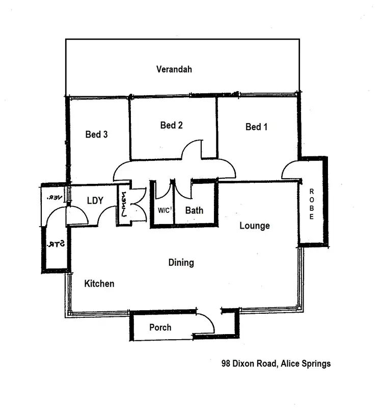Floorplan of Homely house listing, 98 Dixon Road, Braitling NT 870