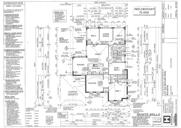Floorplan of Homely house listing, 7 Butler View, Baldivis WA 6171