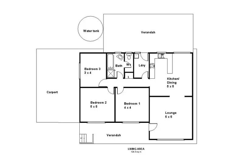 Floorplan of Homely house listing, 37 Hughes Avenue, Paringa SA 5340