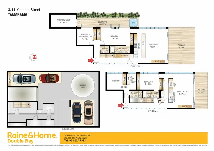 Floorplan of Homely apartment listing, 3/11 Kenneth Street, Tamarama NSW 2026
