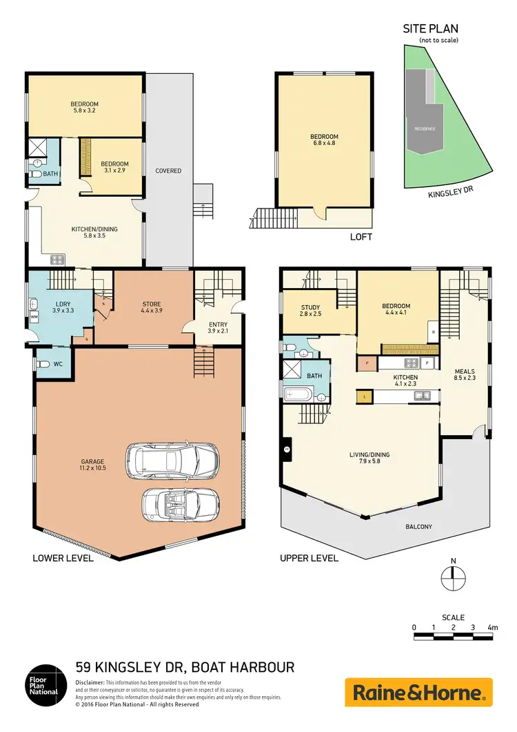 Floorplan of Homely house listing, 59 Kingsley Drive, Boat Harbour NSW 2316