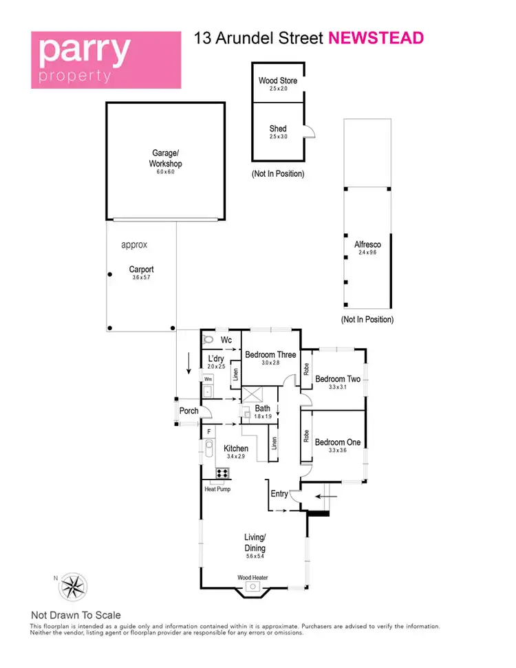 Floorplan of Homely house listing, 13 Arundel Street, Newstead TAS 7250