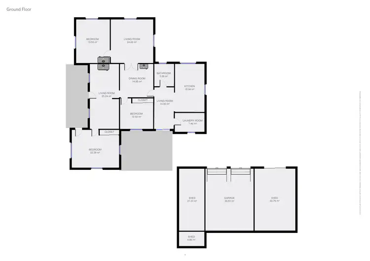Floorplan of Homely rural property listing, 263 Arding Road, Armidale NSW 2350