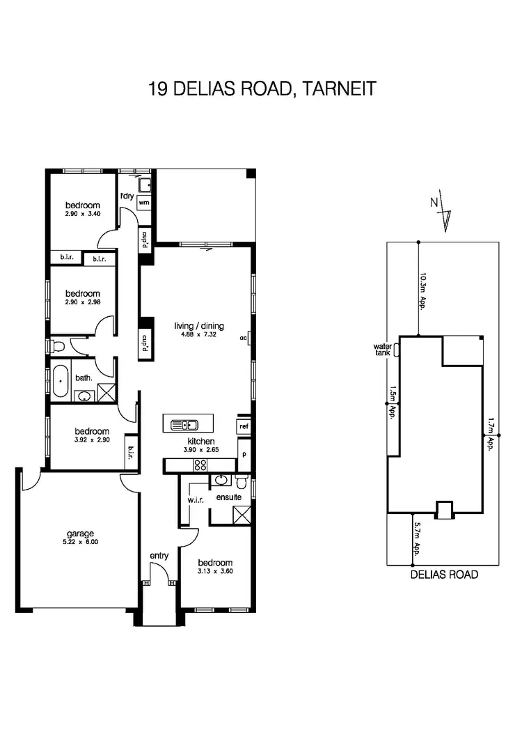 Floorplan of Homely house listing, 19 Delias Road, Tarneit VIC 3029