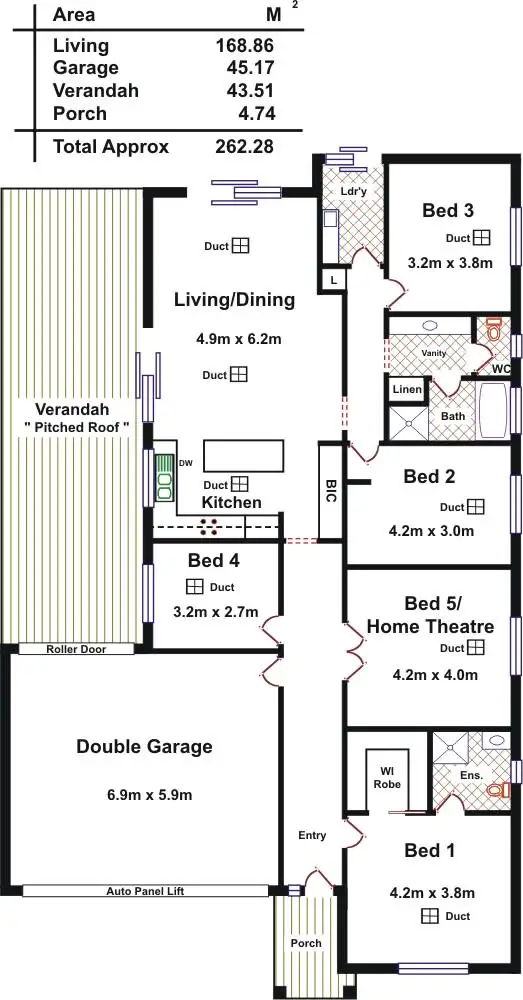 Floorplan of Homely house listing, 3 Burford Street, Gawler East SA 5118