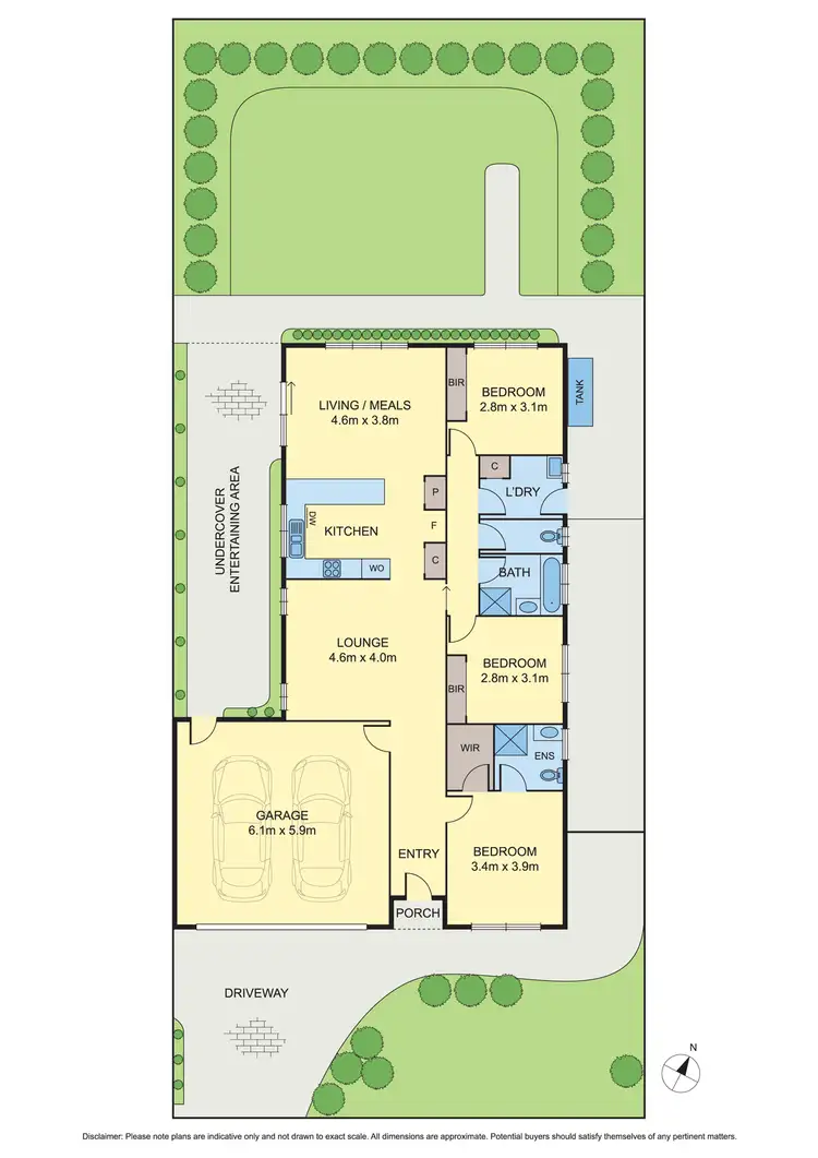 Floorplan of Homely house listing, 12 Baden Powell Drive, Tarneit VIC 3029