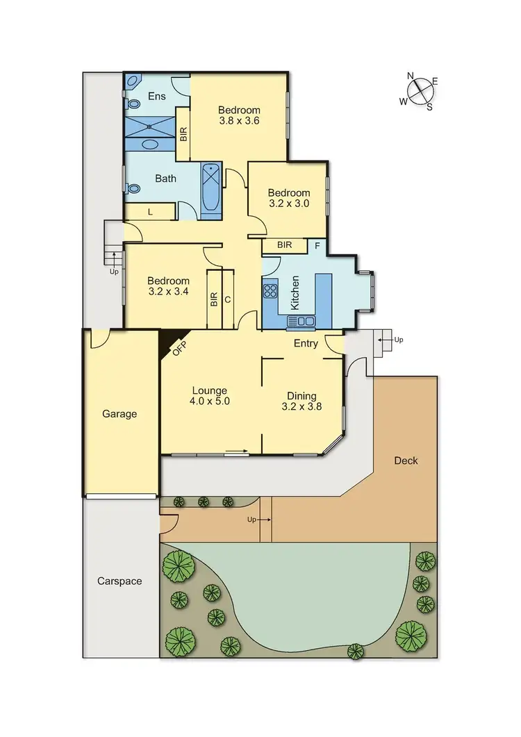 Floorplan of Homely house listing, 1/25 Wallace Crescent, Strathmore VIC 3041