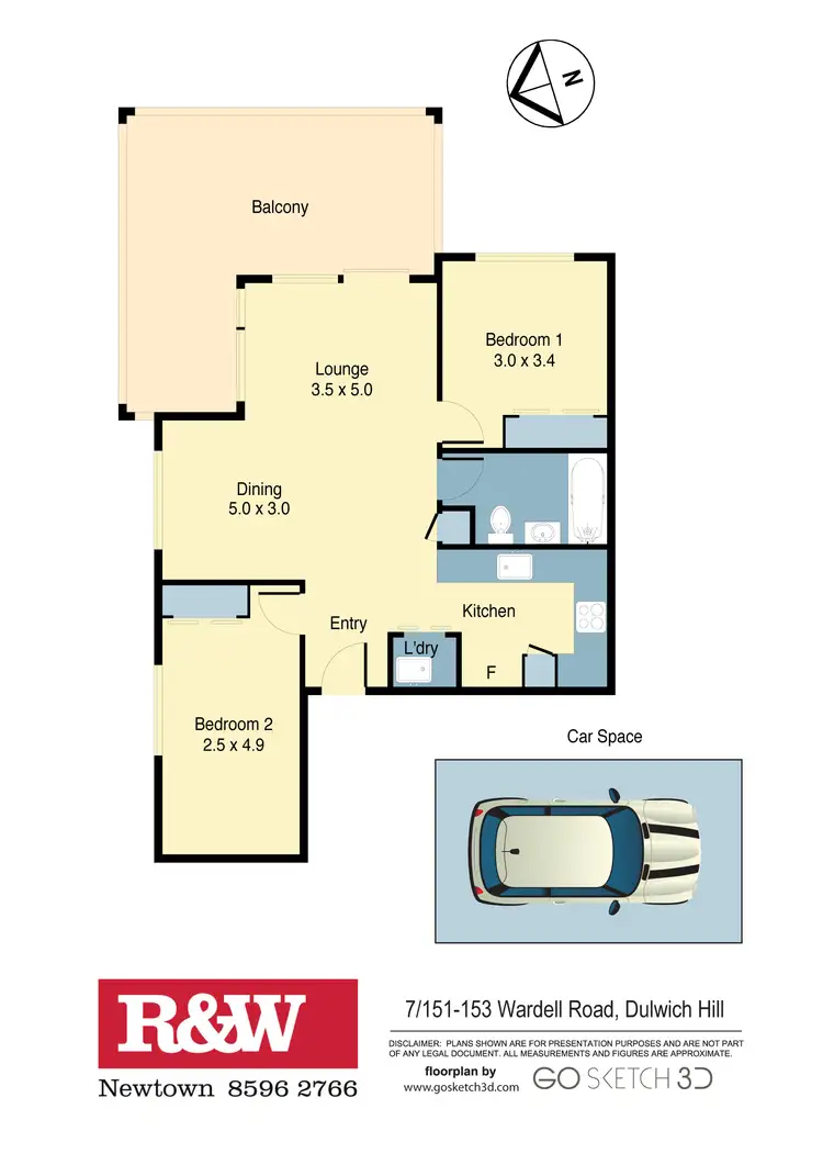 Floorplan of Homely apartment listing, 7/151-153 Wardell Road, Dulwich Hill NSW 2203