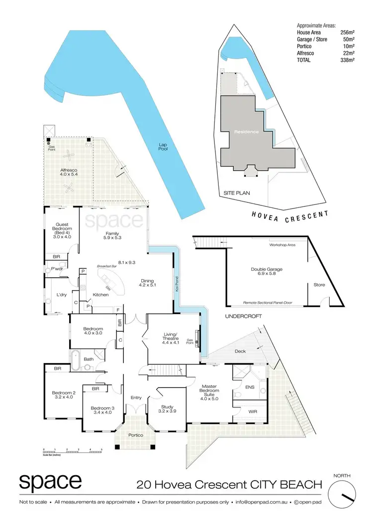 Floorplan of Homely house listing, 20 Hovea Crescent, City Beach WA 6015