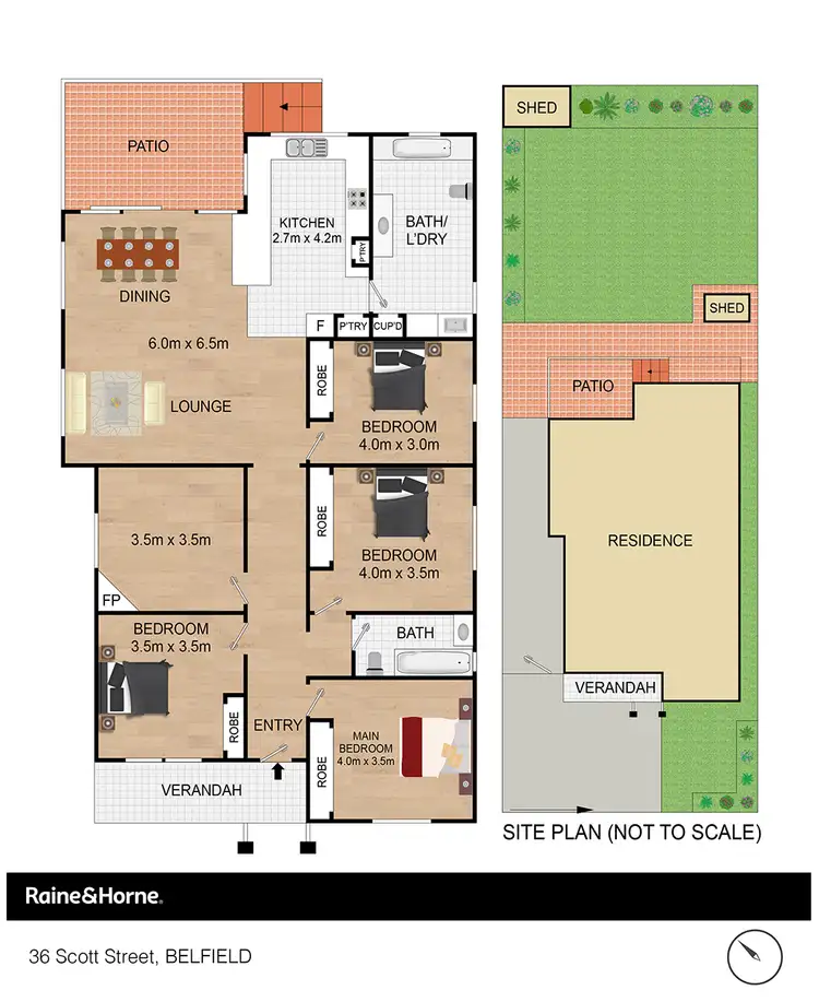 Floorplan of Homely house listing, 36 Scott Street, Belfield NSW 2191