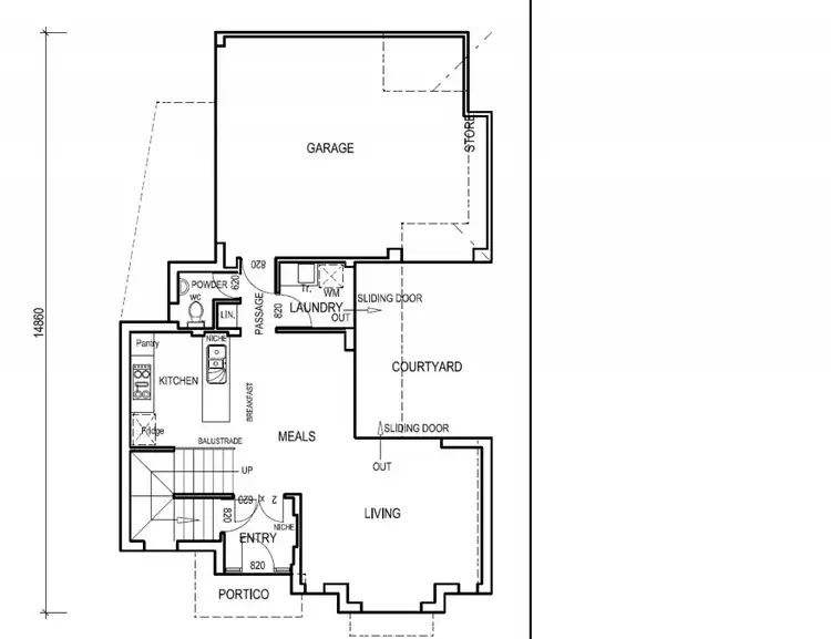 Floorplan of Homely townhouse listing, 95A Gildercliffe Street, Scarborough WA 6019