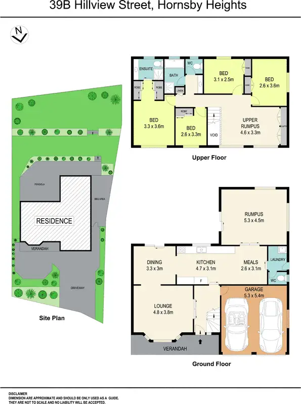 Floorplan of Homely house listing, 39b Hillview Street, Hornsby Heights NSW 2077