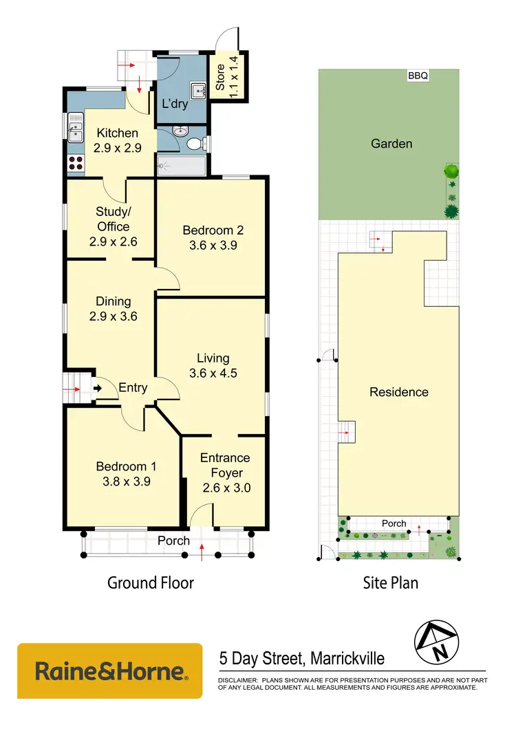 Floorplan of Homely house listing, 5 Day Street, Marrickville NSW 2204