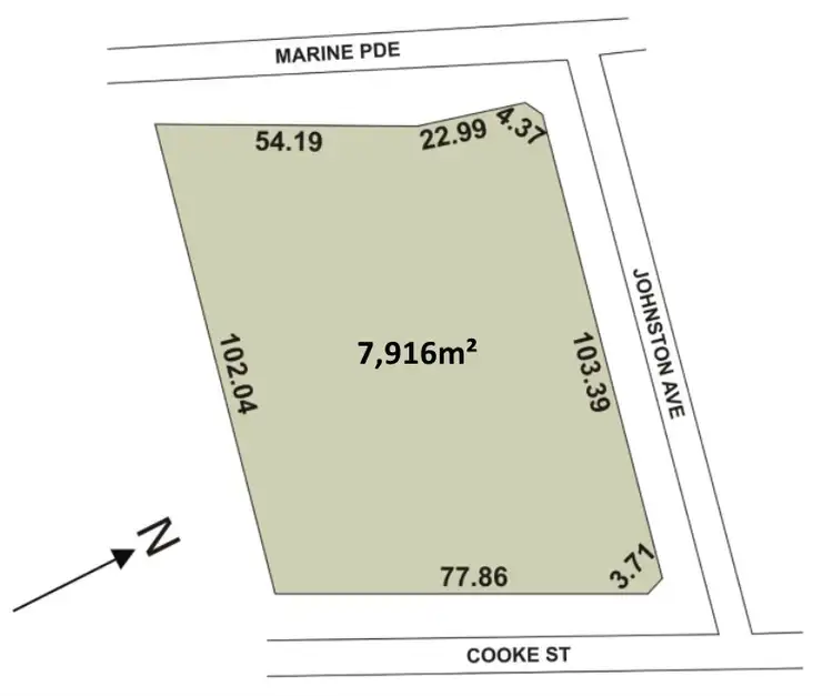 Floorplan of Homely land listing, 108-111 Marine Parade, Kingston Se SA 5275