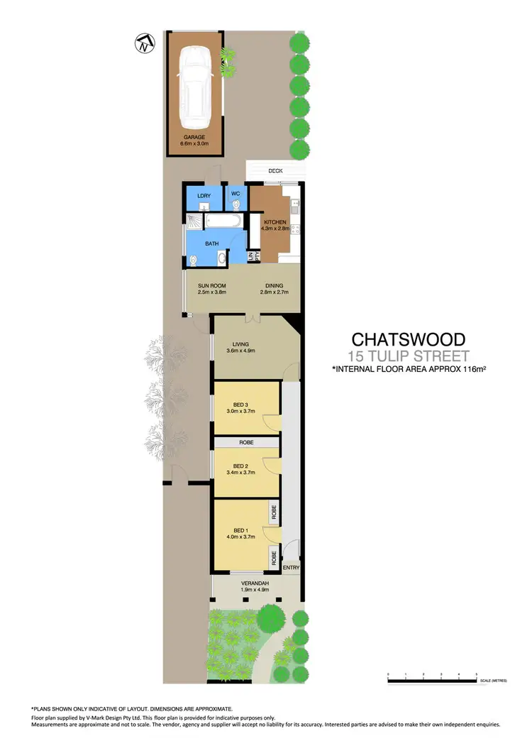 Floorplan of Homely house listing, 15 Tulip Street, Chatswood NSW 2067