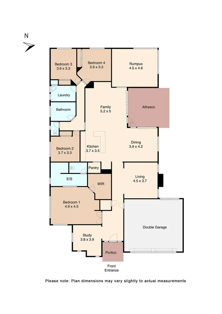 Floorplan of Homely house listing, 98 Hermitage Avenue, Mount Clear VIC 3350