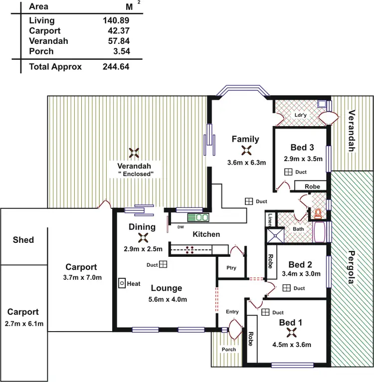 Floorplan of Homely house listing, Lot 315, 20 Halstead Road West, Two Wells SA 5501