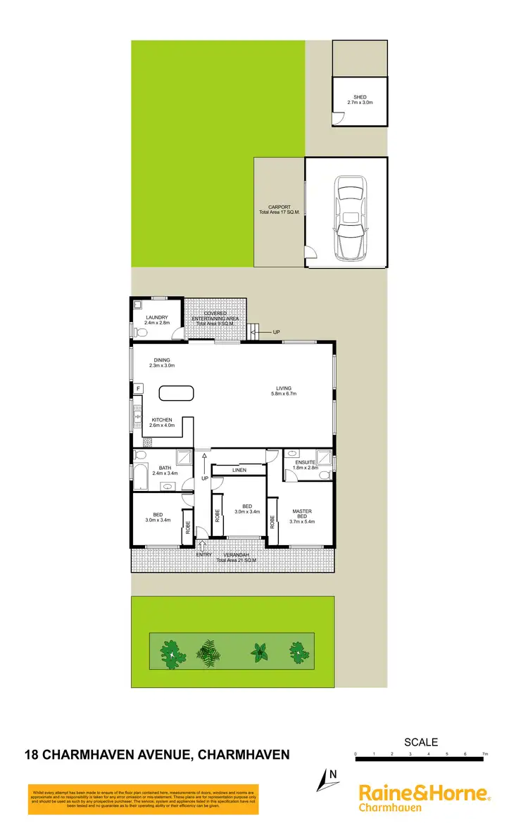 Floorplan of Homely house listing, 18 Charmhaven Avenue, Charmhaven NSW 2263