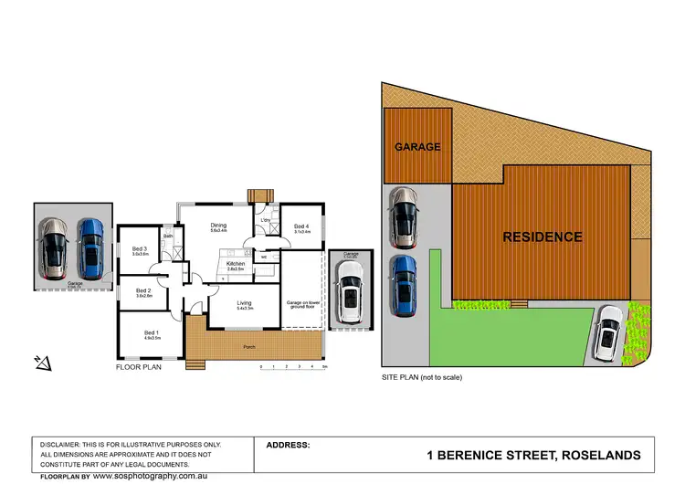 Floorplan of Homely house listing, 1 Berenice Street, Roselands NSW 2196