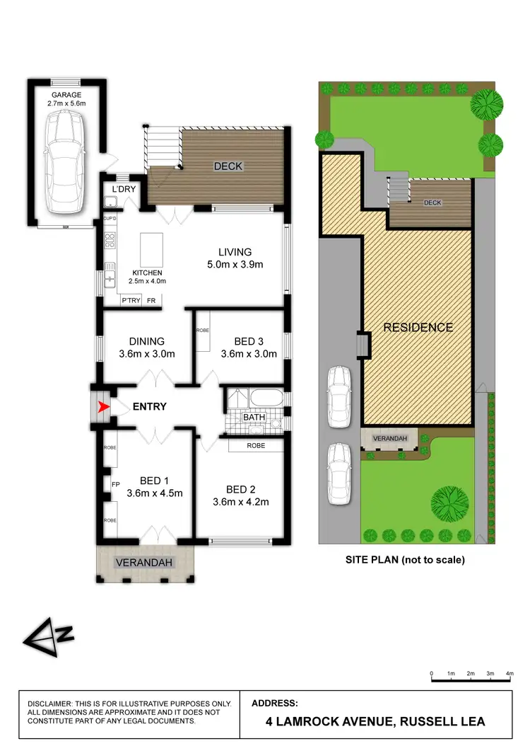 Floorplan of Homely house listing, 4 Lamrock Avenue, Russell Lea NSW 2046