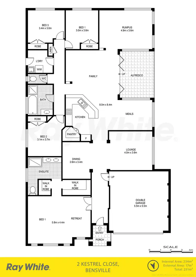 Floorplan of Homely house listing, 2 Kestrel Close, Bensville NSW 2251