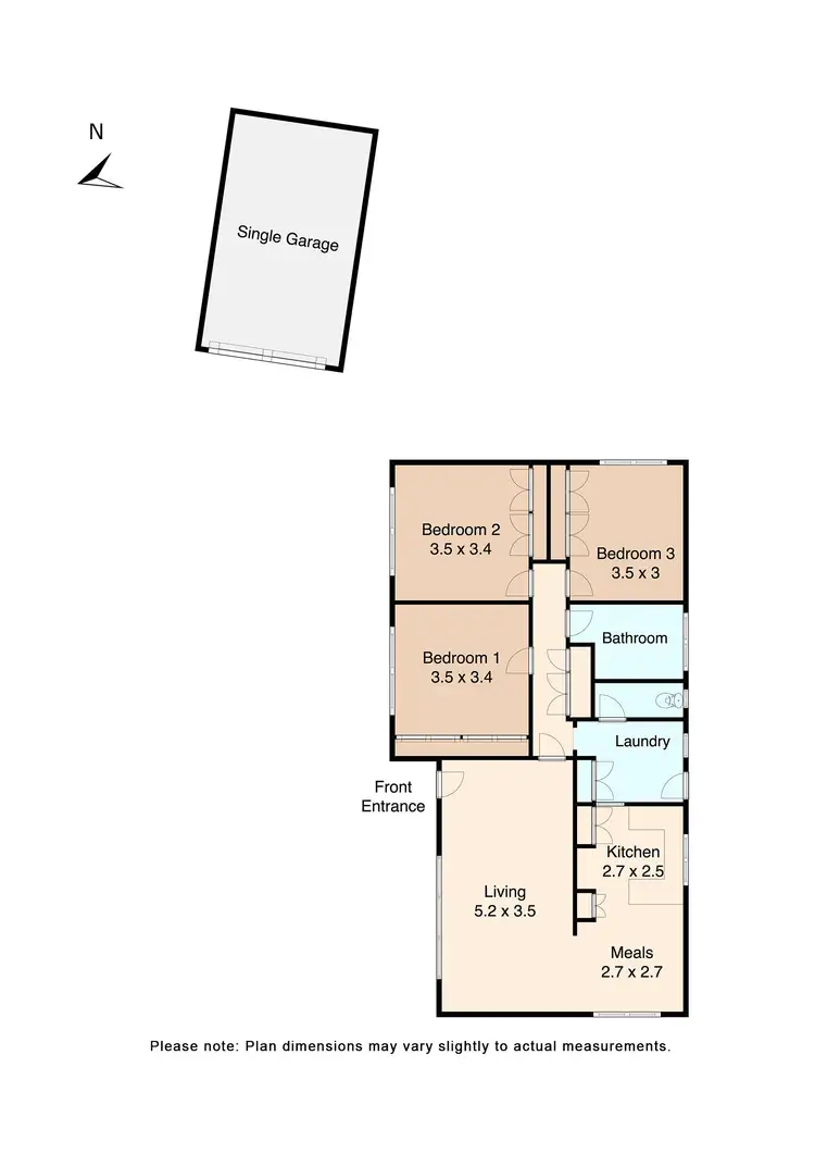 Floorplan of Homely house listing, 508 Gillies Street, Wendouree VIC 3355