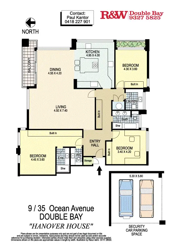 Floorplan of Homely apartment listing, 9/35 Ocean Avenue, Double Bay NSW 2028