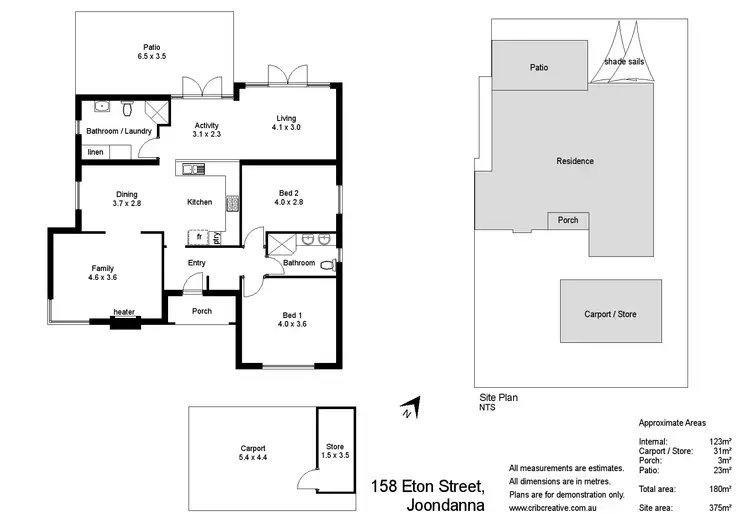 Floorplan of Homely house listing, 158 Eton Street, Joondanna WA 6060