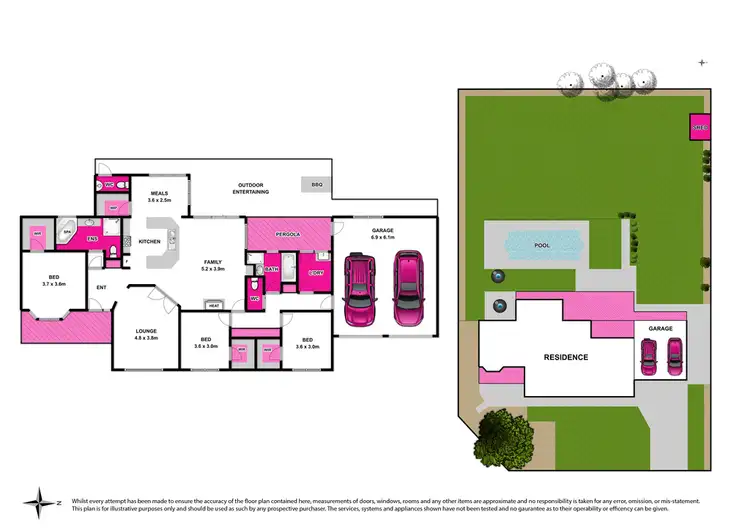 Floorplan of Homely house listing, 1 Starling Close, Lara VIC 3212