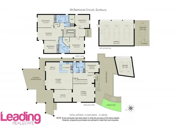 Floorplan of Homely house listing, 38 Balmoral Circuit, Sunbury VIC 3429