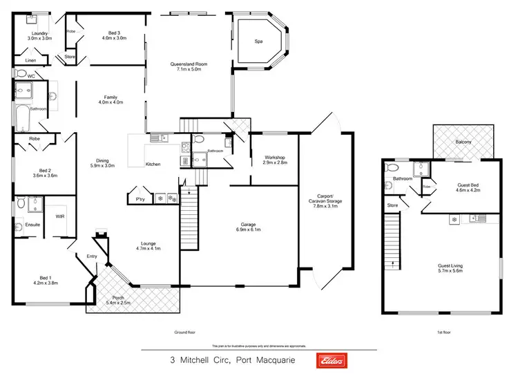 Floorplan of Homely house listing, 3 Mitchell Circuit, Port Macquarie NSW 2444