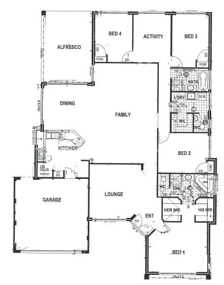 Floorplan of Homely house listing, 9 Anchorage Loop, Canning Vale WA 6155