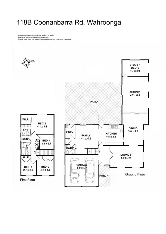 Floorplan of Homely house listing, 118B Coonanbarra Road, Wahroonga NSW 2076