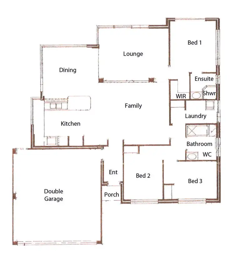 Floorplan of Homely house listing, 19 Lakes Crescent, South Yunderup WA 6208